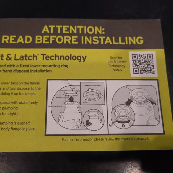 InSinkErator - Quick Lock Mount Installation Kit and Accessories - Picture 3 of 6